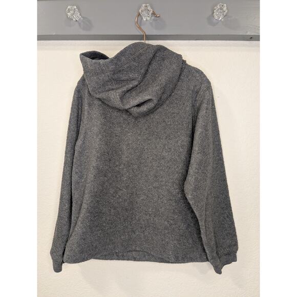 VTG HARLEY-DAVIDSON Unisex Size 4-5 Fleece Embroidered Hoodie Sweatshirt Gray - Picture 6 of 7